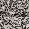 Printed Viscose CORDY Off-White / Black